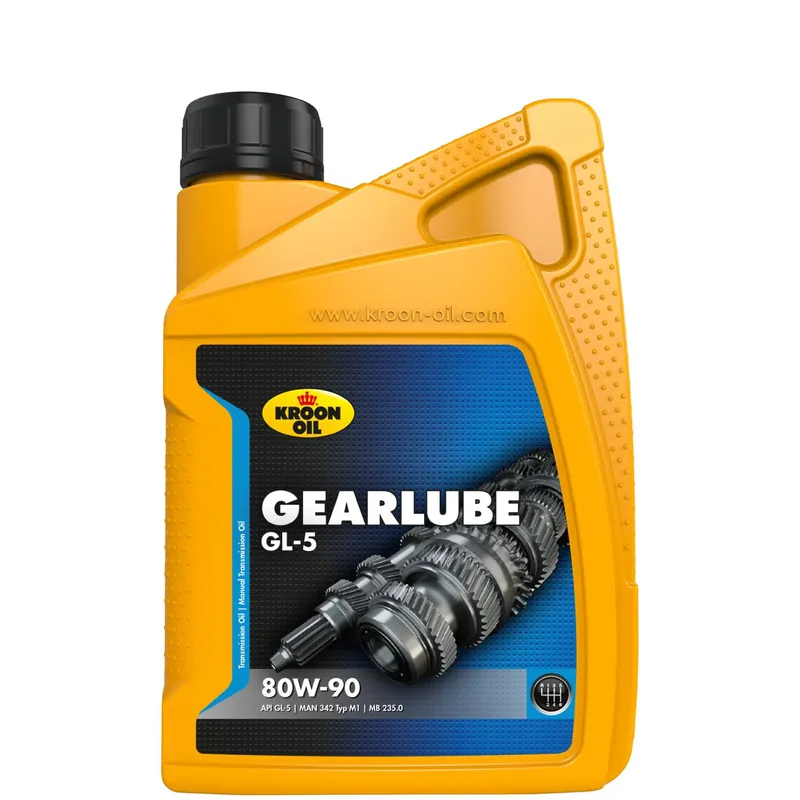 Kroon Oil Gearlube GL-5 80w90 versnellingsbak olie 1 liter Uitverkoop